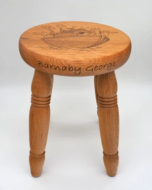 Handmade child's stool