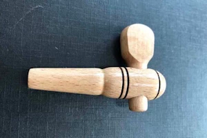 Handmade wooden barrel tap