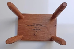 Handmade wooden commemorative items