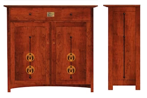 Inlaid cabinet