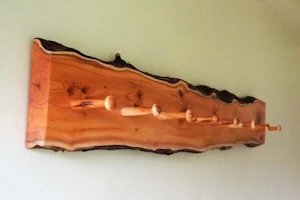 Handmade shaker peg coat rack