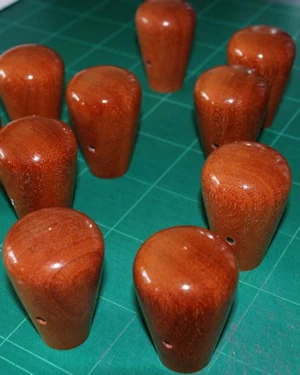 Handmade wooden gearstick knob