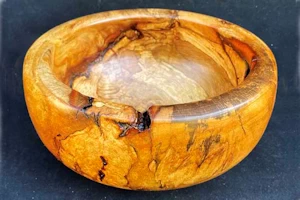 Spalted beech bowl