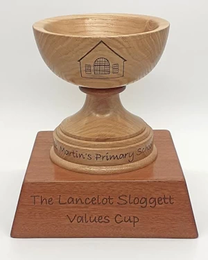Memorial trophy cup
